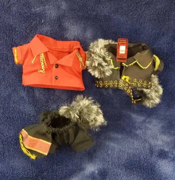 스트도 의상 등 누이 의류 15cm