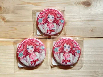 학원 아이돌 마스터 하나미 사키 글리터 캔뱃지 3개 세트