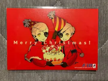 페르소나 5 아케치 고로의 화려한 일상 캐롤라인 쥬스틴 크리스마스 카드