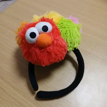 엘모 봉제 인형 머리띠