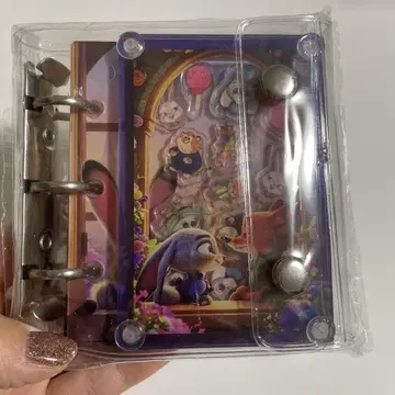 주토피아 바인더 바스락 노트 씰장 클리어 포켓 25매 포함