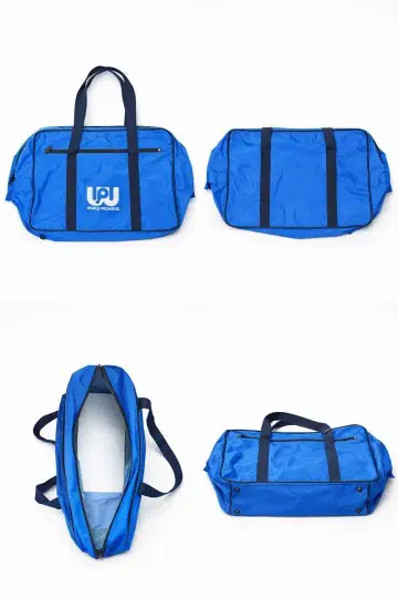 파란색 나일론 백 중형