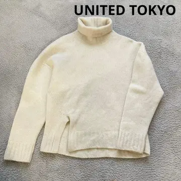 유나이티드 도쿄 울 캐시미어 혼방 터틀 니트