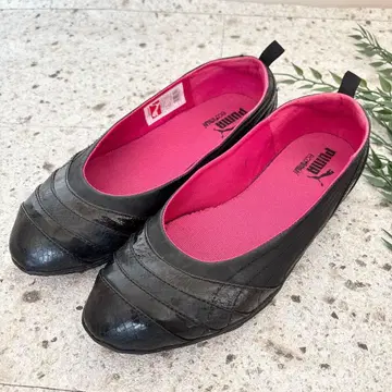 PUMA 푸마 발레 스니커즈 펌프스 플랫슈즈 23.5 블랙