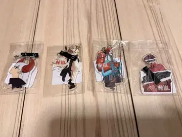 Eve 하나아라시 복권 E상 아크릴 키링 4개 세트