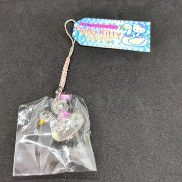 [초레어] 지역 한정 키티 도쿄 한정판 스완 버전 매듭 스트랩