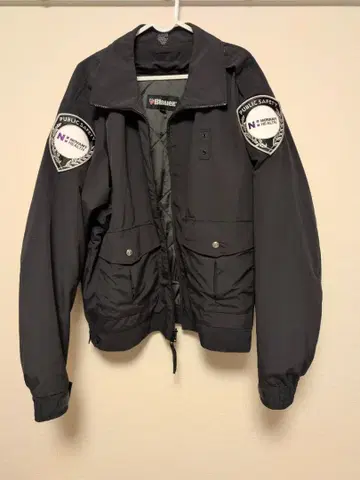 Blauer 폴리스맨 자켓 나일론 블랙