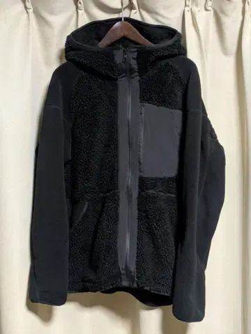 유니클로 whitemountaineering 플리스 지퍼 후드티 XL