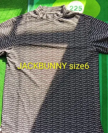 JACKBUNNY 로고 프린트 셔츠 size 6 남성용 반팔