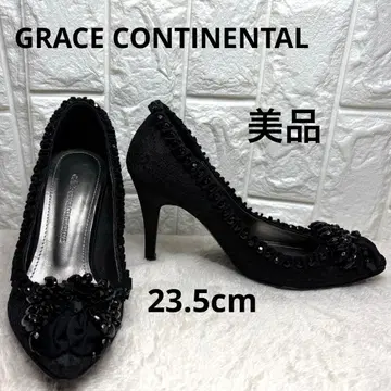 세일 [ 새상품급 ] 그레이스 콘티넨탈 하이힐 비쥬 레이스 23.5