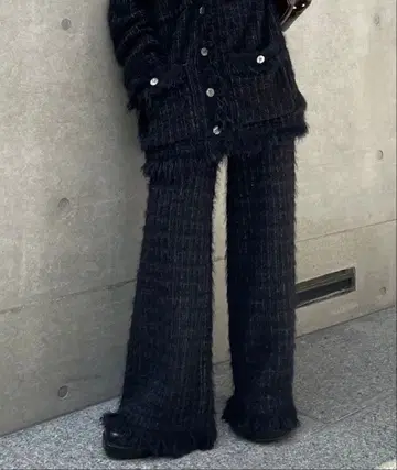 AmeriVINTAGE TWEED FRINGE KNIT PANTS