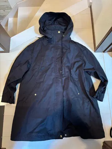 BAYFLOW 블랙 마운틴 후드티 후드 부착