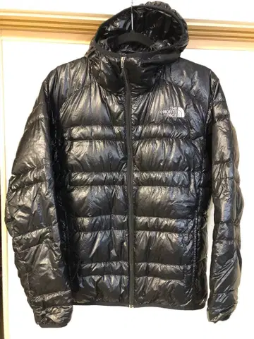 몽벨 라이트 히트 후디 M 사이즈 블랙 깨끗한 다운 자켓