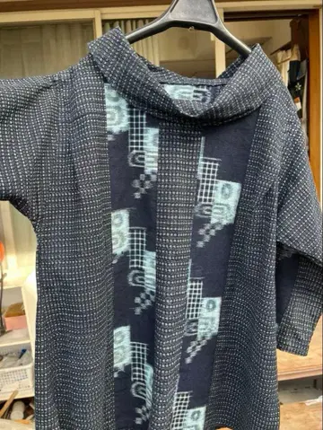 빈티지 원단 카스리 튜닉