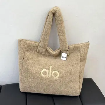 alo 베이지 보아 토트백