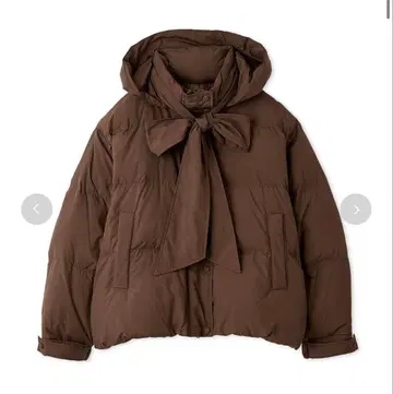 [ 완판 ] LilyBrown recycle 리본 다운 브라운