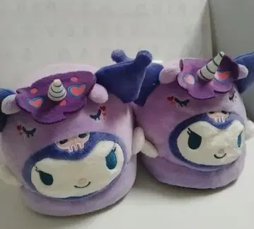 슈가퍼즐 카루세루 봉제인형 슬리퍼 쿠로미 산리오