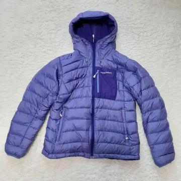 몽벨 콜로라도 후드티 다운 자켓 퍼플 M 리버서블
