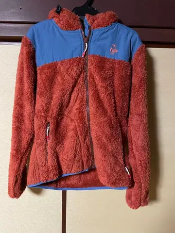 CHUMS 플리스 자켓 S 사이즈 오렌지/블루