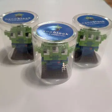 나노블럭 리틀 그린맨 클리어 케이스