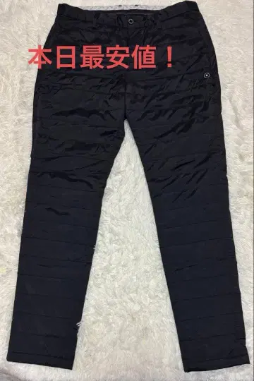 PING 블랙 팬츠 남성 의류