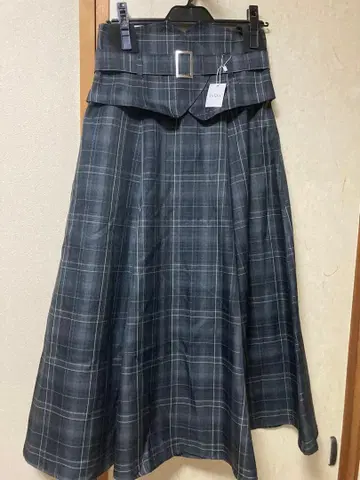 INGNI 코르셋 스커트 체크