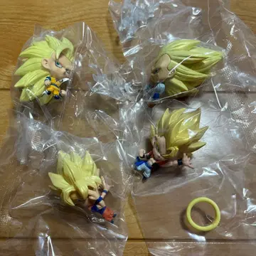 [ 미개봉 ] 드래곤볼 초전사 피규어 4개 세트