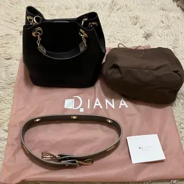 다이애나 DIANA 버킷형 핸드백 블랙