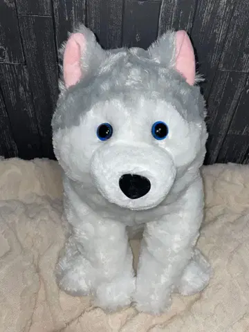 축 늘어지는 복슬복슬 시베리안 허스키 BIG 봉제 인형 AMUFUN