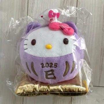 [ 미사용 새상품 ] 헬로키티 야쿠르트 한정판 뱀띠 봉제 인형 2025년