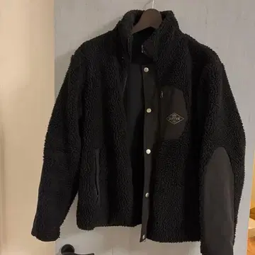 The Duffer of st.george 보아 플리스 자켓 S 블랙