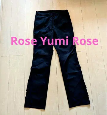 새상품급 Rose Yumi Rose 로즈유미로즈 블랙 스트레이트 팬츠