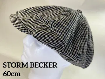 60cm STORM BECKER 스톰베커 하운드투스 패턴 헌팅 캡
