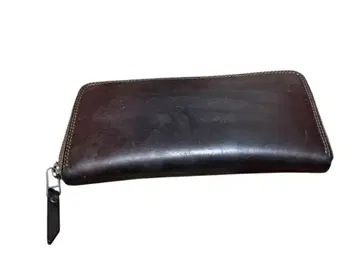 moto 다크 브라운 가죽 장지갑