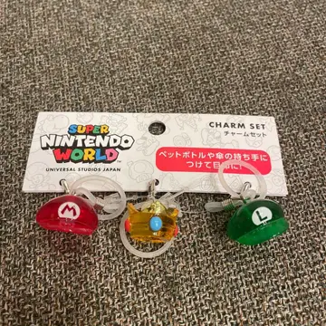 [ 미사용 새상품 ] USJ 슈퍼 마리오 메지루시 참 세트