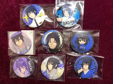 NARUTO 우치하 사스케 8개 캔뱃지 세트