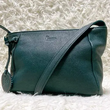 Kanana project DYL 피카 숄더백 주름 가죽 그린