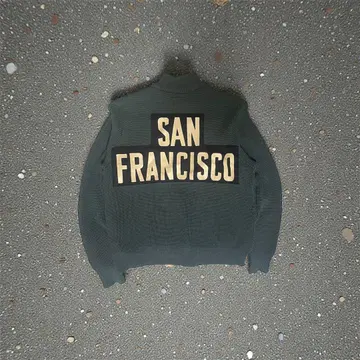 [ archive ] BLUE BLUE 압축 니트 블루종 울 이소재