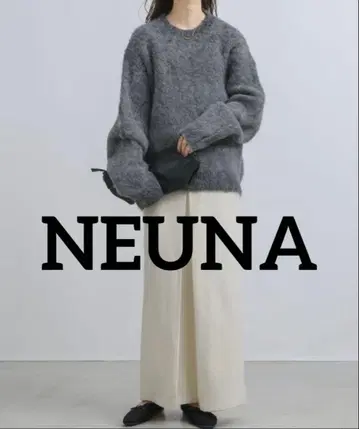 [ NEUNA ] 오버 사이즈 니트 울 혼방 캐주얼 성인 여성