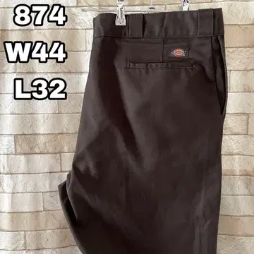 디키즈 워크 팬츠 874 자수 브라운 44 x 32