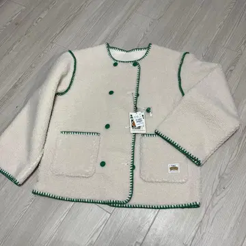 헬로 샌프란시스코 조개 스티치 보아 자켓