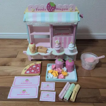 마더 가든 야생 딸기랜드 후드 왜건 팝콘 소꿉놀이