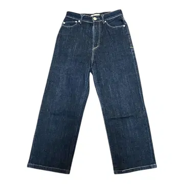 YANUK Lea 데님 팬츠 다크 네이비 하이웨스트 스트레이트