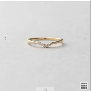 ete K10YG 다이아몬드 핑키링