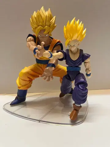 드래곤볼 손오공 손오반 부자 세트 피규어 프라모델