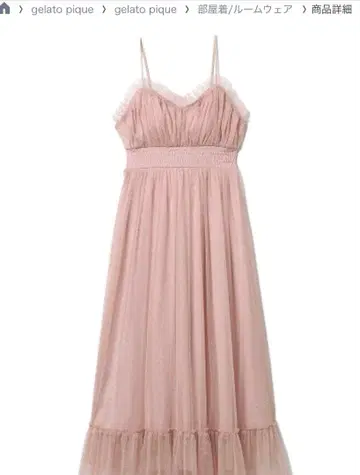 gelato pique 도트 튤 드레스