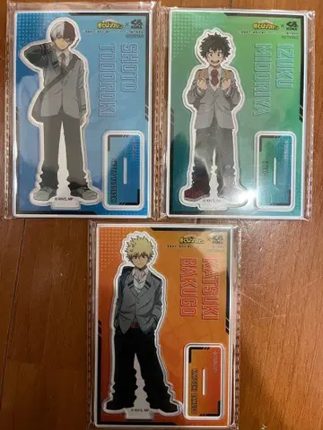 쿠라스시 히로아카 콜라보 아크릴 스탠드 미도리야 바쿠고 토도로키