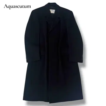 [영국제] Aquascutum 네이비 퓨어 울 체스터 코트