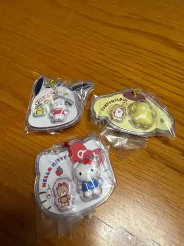 산리오 패키지 참 키티, 포차코, 폼폼푸딩 세트