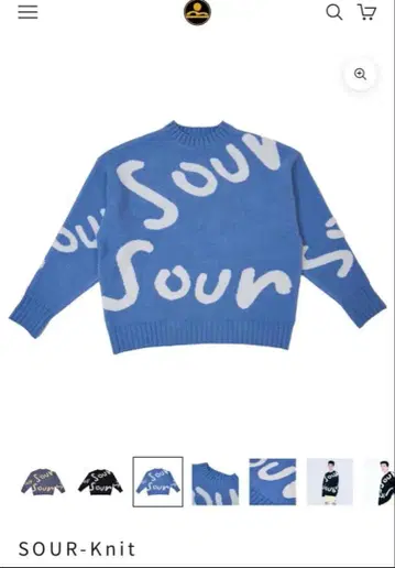 Bark At The Moon SOUR-Knit M 사이즈 블루